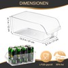 DANIHOME® Set of 2 Storage Boxes Kitchen & Kitchen Organiser