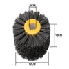 80 Grit Abrasive Nylon Drawing Wheel,4.7" x 4" Surface Conditioning