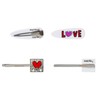dearcloud x Keith Haring Love & Unity Comfort Hair Clips