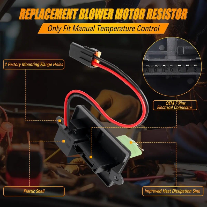 Resistencia De Ventilador Compatible Con Chevy Silverado Gmc