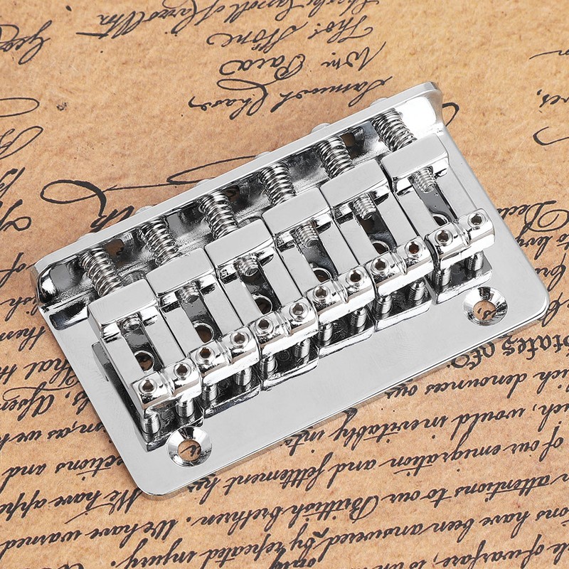 1PC Fixed 6 String Bridge Tailpiece for 52mm Electric Guitar