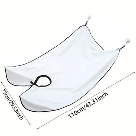 Professional Hair Cutting Aprons With Suction Cup Hook, 2 Counts Waterproof Salon Barber Aprons, Hair Cutting Accessories For Home & Salon Use