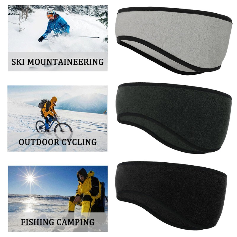 3 Piece Winter Headband Ear Protector,MUNSKT Warm and Comfortable Ear