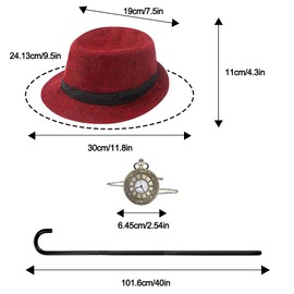 Osznmmg 1920s Mens Costume Accessories 20s Costumes Gangster Roaring Accessories Vintage 1920S Accessories for Men Mens Gatsby Costume 1920s for Party Cosplay