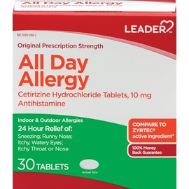 LEADER All Day Allergy, 10 mg, 30 Tablets (Pack of 1)