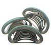 30 Pack 3/8 x 13 Inch Ceramic Alumina Sanding Belts,