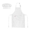 Kids Apron and Chef Hat Set-Adjustable Child Apron for Boys