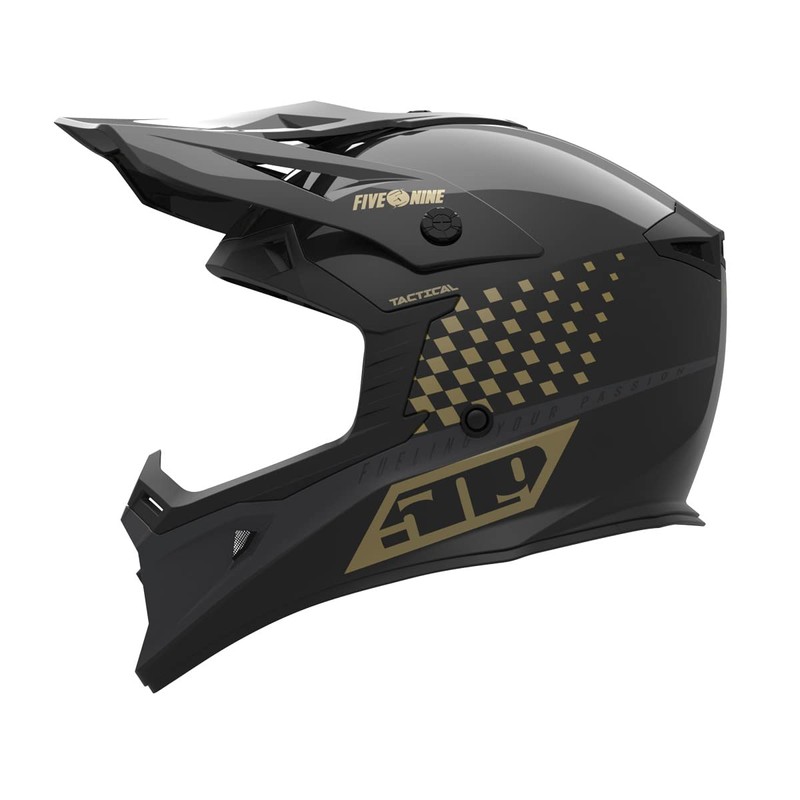 509 Tactical Offroad Helmet (Speedsta Black Gold - 2X-Large)