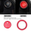 Fydun Engine Start Ring Stickers, 2 Pcs Aluminum Alloy Engine