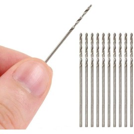 20 Pcs 1.9 mm HSS Micro Twist Drill Bit, Mini High Speed Steel Drill for Wood, Plastic, Soft Metal