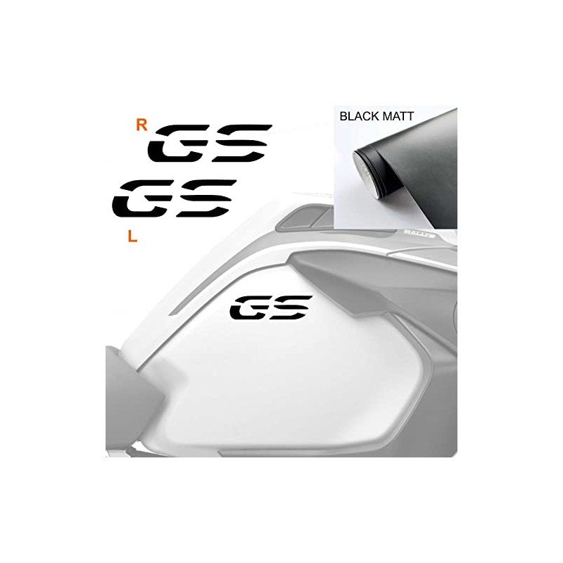 2 Stickers Compatible with Tank Sides Motorcycle R 1200 1250