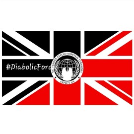 Flags Importer Anonymous UK Antisystem Anarchist 3x5Ft Large Flag CyberPunx IMPORTED