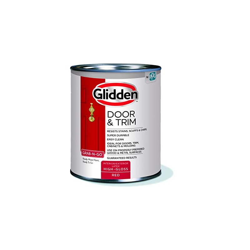 Glidden Grab-N-Go Door & Trim Interior Paint, 1 Quart, High