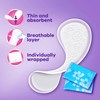Always Daily Fresh Thin Liners, Regular Absorbency, Unscented Panty Liners,