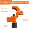 Teyrolesd Pipe Cutter Tool 1/8" to 1-1/4" (3-32mm) Heavy Duty