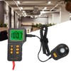 Illuminance Meter Photometric Measurement Data Retention Accurate High Sensitivity 3‑Gear