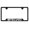 MVP Alfa Romeo Stelvio Black License Plate Frame