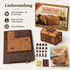 WOODEN.CITY Treasure Chest Сlue Box Wooden Puzzle Box - 3D