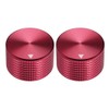 uxcell® Stereo Knob, 25 * 6 * 15.5 mm Aluminium