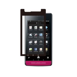 iBUFFALO docomo LUMIX Phone P-02D Bubble Free [Bubble Resistant No matter Who Attaches It] LCD Protective Film Easy Fit/Glossy Type (Black) BSEFGP02DBK