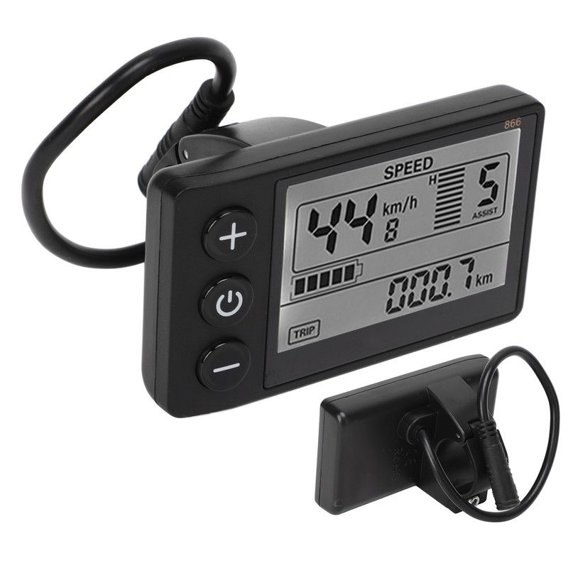 Electric Bicycle LCD Display Meter 24 36 48 52 60V
