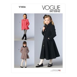 Vogue Patterns V1856CL Child/Girl Jacket CL (6-7-8)