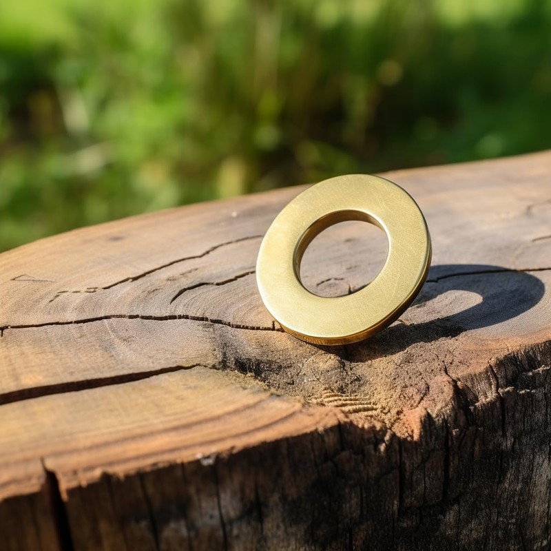 Brass Flat Washer, M2.5 Metric Bronze Washer for Screws Bolts,