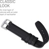 Compatible with OUKITEL Smart Watch Bands, 22mm Leather Silicone Breathable