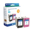 Dataproducts Remanufactured High Yield Black, Tri-Color Ink Cartridges Replacement for