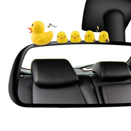 Mini Ducks Car Dashboard Decors, 20 Pieces Cute Rearview Mirror Ornaments, Funny Interior Car Accessories for Automotive Window Home Garden Decorations