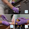 ARNOMED Disposable Gloves Purple Pack of 100 / Box S