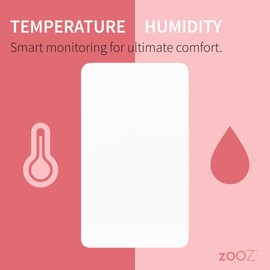 Zooz 700 Series Z-Wave Plus Temperature | Humidity XS Sensor ZSE44. Hub Required (Sold Separately). Compatible with SmartThings, Hubitat, and Home Assistant (Z-Wave JS).