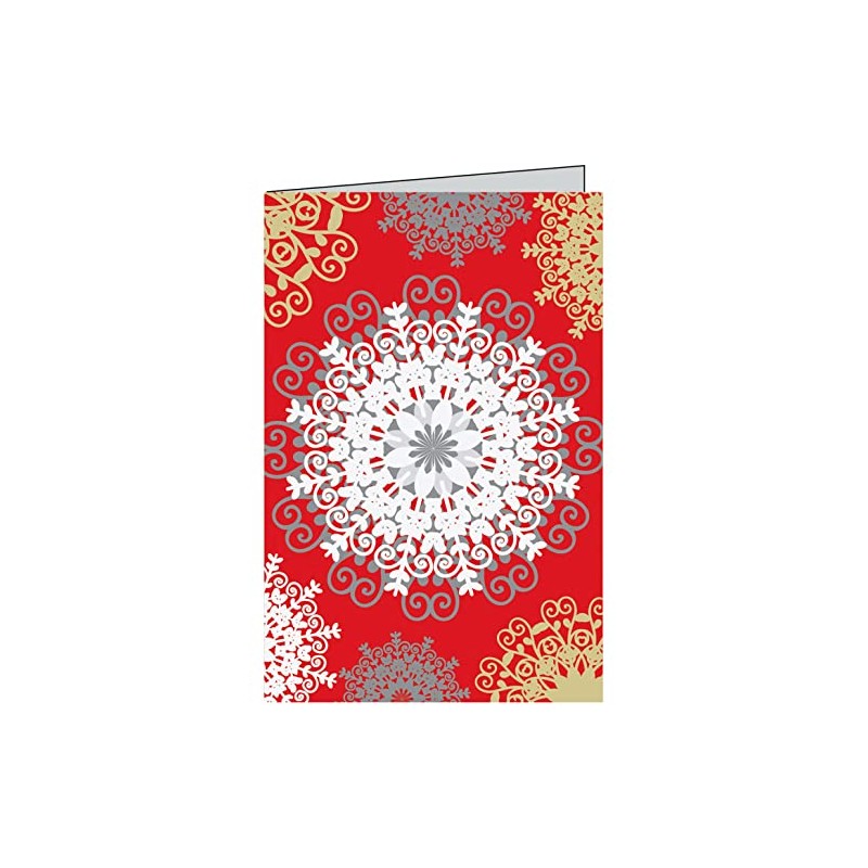 Jillson & Roberts Christmas to/from Gift Tags with Adhesive, Snowflake