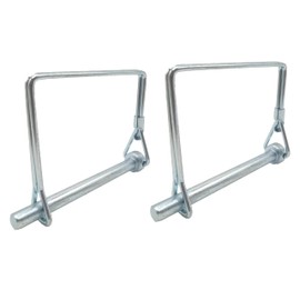 TGBoBiFiveY 25081 Heavy Duty Safety Coupler Pin Trailer Coupler Pin Shaft Locking Fits PTO Farm Lawn Hitches and Garden 1/4" X 2-3/4" 25080 Lawn Mower 2 Pack