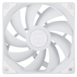 Thermalright TL-C12CW CPU Fan 120 mm Case Cooler Fan, 4-Pin PWM Quiet Computer Fan with S-FDB Bearing Included, Up to 1550RPM Cooling Fan (White)