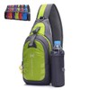 Peicees Unisex Chest Crossbody Sling Backpack Bag Travel Bike Gym