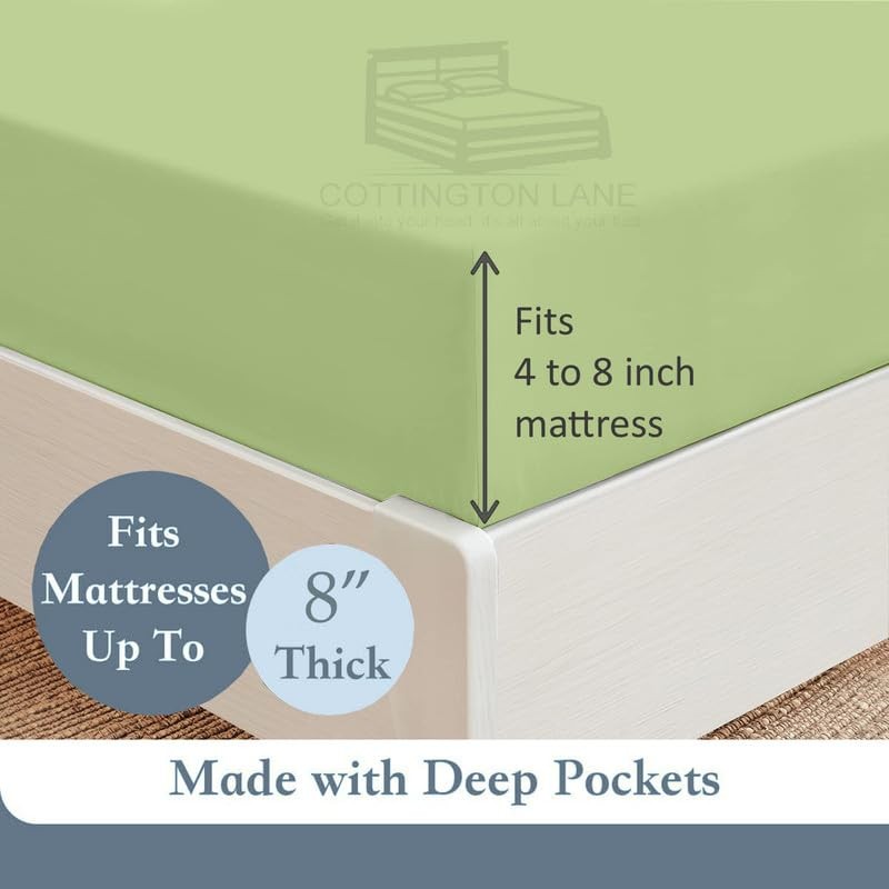 Cot Size 30 x 75 Fitted Sheet Only - 100%