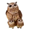 Kremers Schatzkiste Decorative Figurine Owl with 2 Babies White -