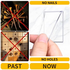 Yubrila 6 Rolls,Double Sided Tape Heavy Duty,Strong Nano Adhesive Mounting Tape for Walls Decor Picture Poster Hanging Strips