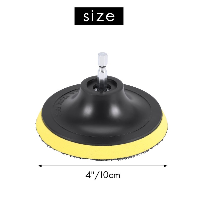 Aswalling 11Pcs Power Scrubber Brush Set Polishing Pad for Drill