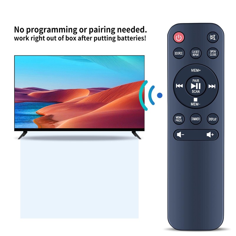 Replacement IR Remote Control for AIWA Exos Home Speaker Compatible