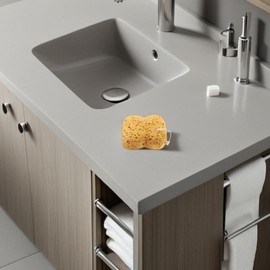 CALLARON 2pcs Japanese Exfoliating Washcloth Natural Sea Sponges Body Scrubbers for Shower Gentle Soft Bath Supplies