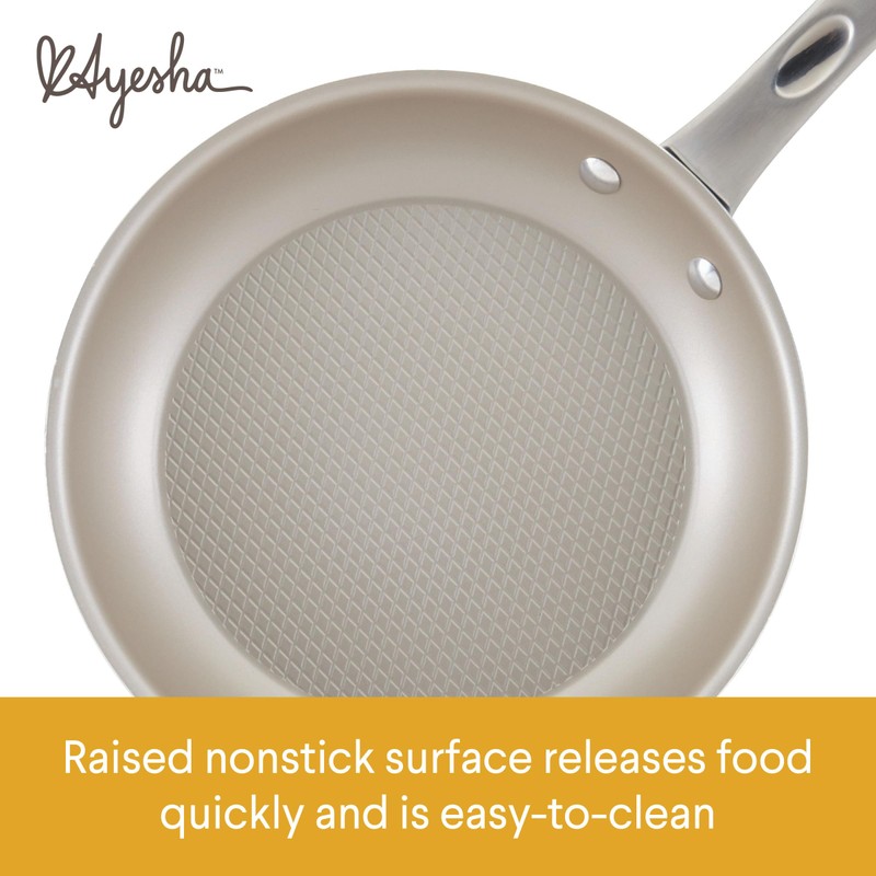 Ayesha Curry Home Collection Nonstick Cookware Pots and Pans Set,