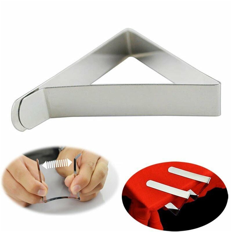 Pack of 12 Stainless Steel Tablecloth Clips Table Cover Clips