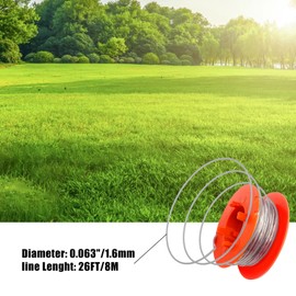 luolety F016800175 Strimmer Trimmer Spool Line, Strimmer Spool for Bosch ART 23 26 30 COMBITRIM EASYTRIM Strimmer, 1.6mm 8m Spool lines with F016L71088 Cover (3 Spool+1 Cover)