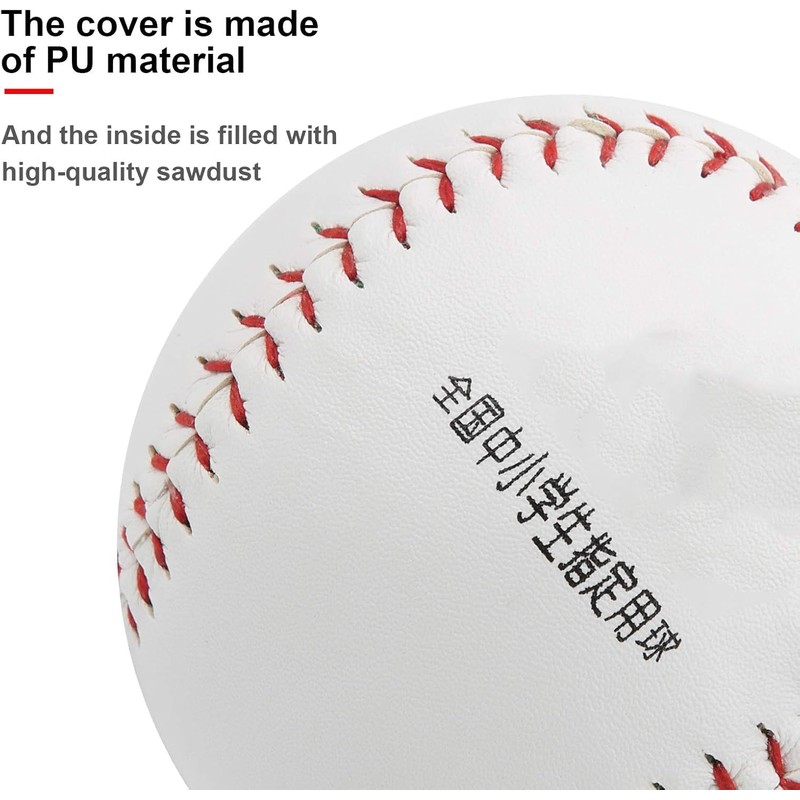 Tefola Softball Ball Training, 2Pcs 12in Softball Hand Sewing Practice