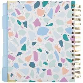 C.R. Gibson Fitlosophy FDWL-24858 Undated Weekly and Monthly Fitness, Health and Wellness Planner with Stickers, 7.25" W x 9.25" H, Multicolor