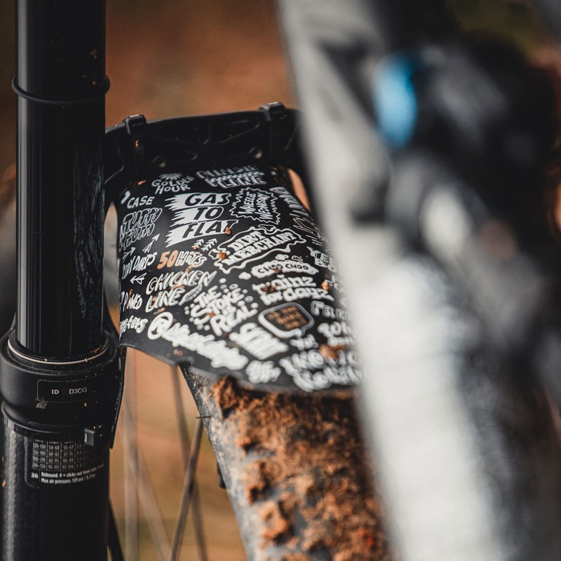Riesel Design 1 Mudguard: PE 4 Cable Ties + 2
