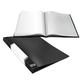 Presentation Book 40 Clear Pockets Sleeves Protectors Art Portfolio Clear Book for Artwork, Report Sheet, Letter （8.5x11.5inch
