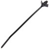 pandouitto Pusher Type Nylon Cable Ties Weather Resistant Black plwp1s